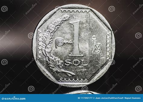 1 Peruvian Nuevo Sol Coin Stock Image Image Of Economy 117392177