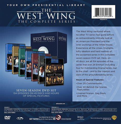 The West Wing Complete Series Collection Dvd Disc Set Seasons