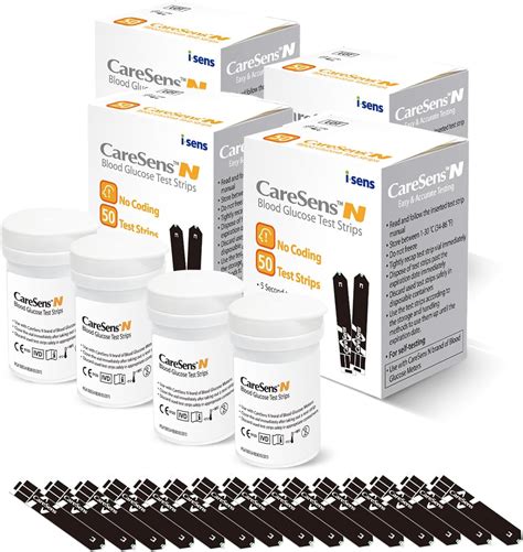 Amazon CareSens N Blood Glucose Test Strips 200 Ct Only For