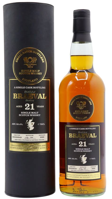 Braeval Small Batch Bottlers Single Cask 2000 21 Year Old Whisky