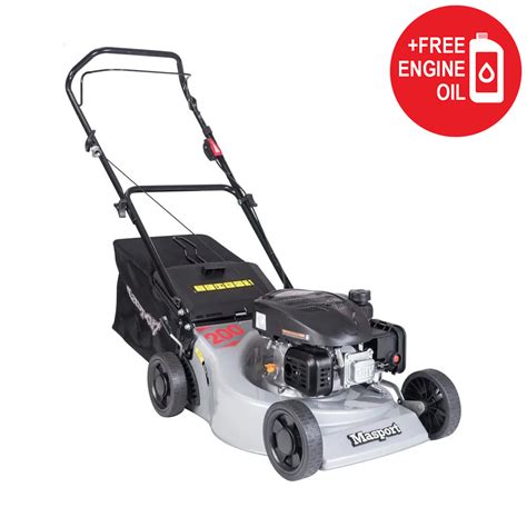 Masport St L Petrol Push Four Wheeled Lawn Mower Cut