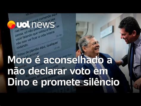 Moro é aconselhado a não declarar voto em Dino