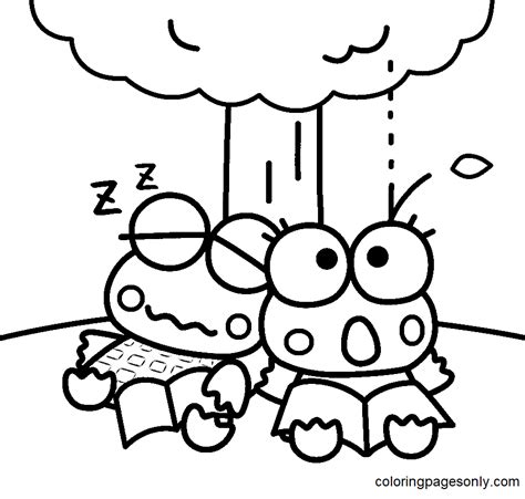 Keroppi Coloring Pages Printable For Free Download