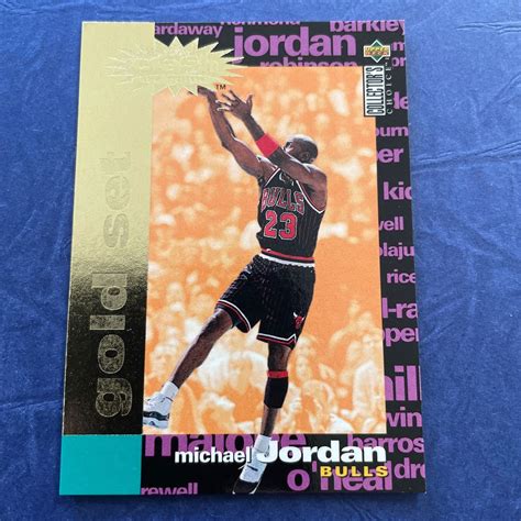 Michael Jordan1995 96 Collectors Choice Crash The Game Scoring Gold