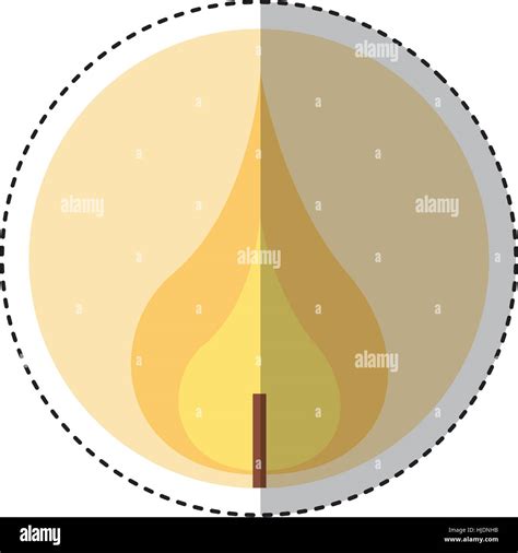 Icono de primera comunión velas diseño ilustración vectorial Imagen