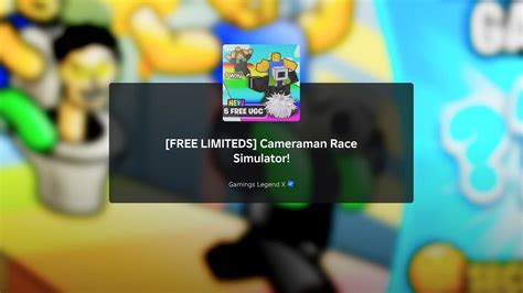 Roblox Cameraman Race Simulator Codes