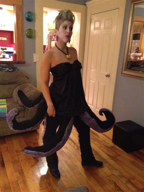 Homemade Ursula costume | Ursula costume, Fashion, One shoulder formal ...