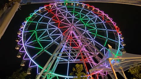 Parque Aztl N Encienden Luces De Rueda De La Fortuna De Metros La