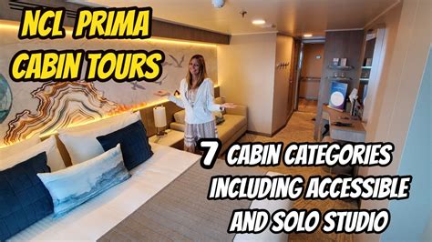 NCL PRIMA CABIN WALKTHROUGHS INTERIOR OCEANVIEW SUITES BALCONIES