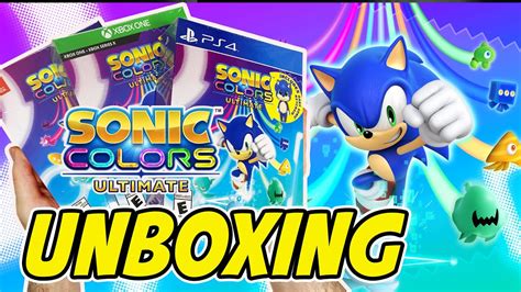 Sonic Colors Ultimate Launch Edition Ps Switch Xbox One Unboxing