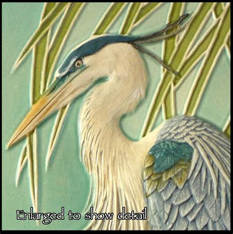 This Is A Close Up Of My Great Blue Heron Design Found On My Etsy