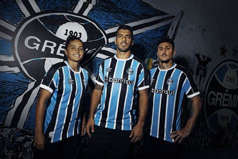 Nova camisa titular do Grêmio 2023 2024 Umbro MDF