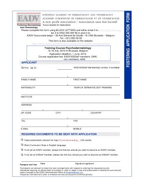 Fillable Online Sidemast Fostering Application Form Sidemast