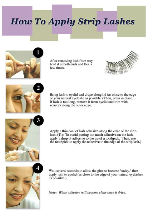 How To Apply Fake Eyelashes Steps