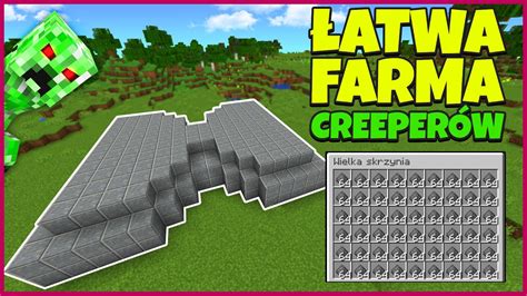 Farma Creeper W Prochu Atwe Minecraft Mechanizmy Youtube