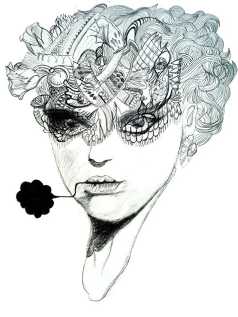 Illustrations black and white on Behance