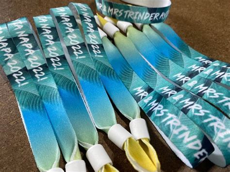 Personalized Wristbands Festival Wristbands Custom Fabric - Etsy