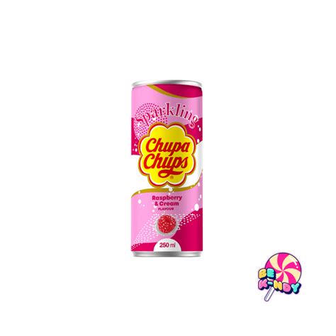 Bebida Chupa Chups Sparkling De Frambuesa Y Crema Be Kndy