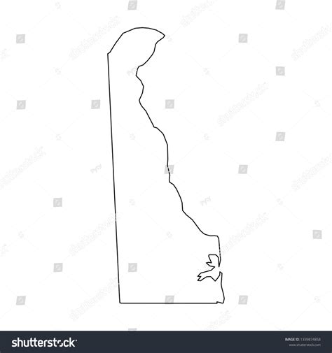 1814 Delaware State Outline Images Stock Photos And Vectors Shutterstock