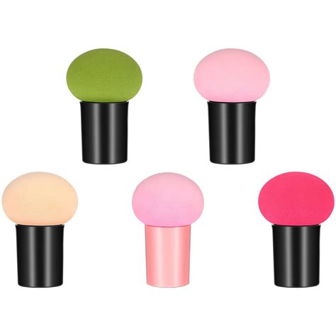 5 Pcs Liquid Foundation Makeup Mushroom Head Puff Cushion Esponjas Para