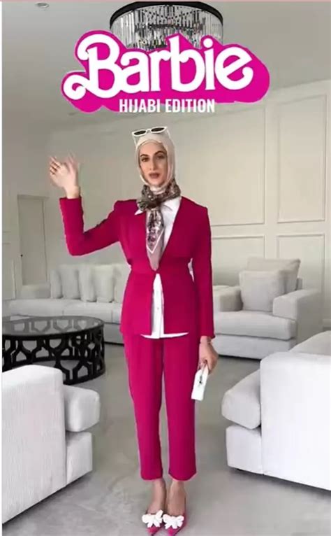 Inspirasi Outfit Ala Barbie Untuk Perempuan Berhijab Bisa Dipakai Di