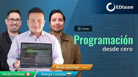 Curso Programación desde cero Gratis EDteam