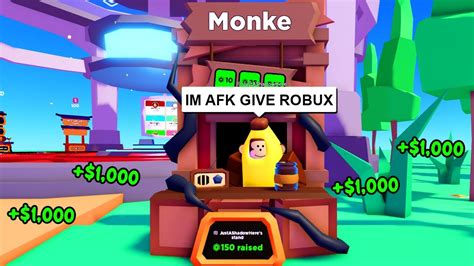 He Went Afk In Roblox Pls Donate For Hours Youtube