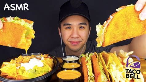 TACO BELL NEW NAKED CHICKEN TACO STACKED NACHOS SUPREME ASMR