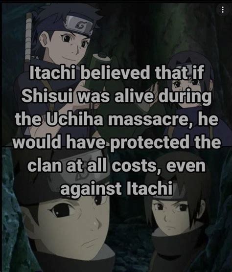 Did Itachi betray Shisui when he decided to slaughter the Uchiha clan ...