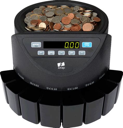 Cs20 Coin Counting Machine Counts 220 Coins Permin Zzap