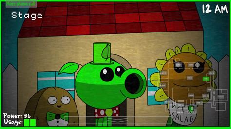 Five Nights With Peashooter S Pvz Fnaf Youtube