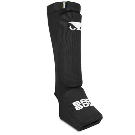Bad Boy Combat Shin Guards With Instep Black Minotaur Fight Store