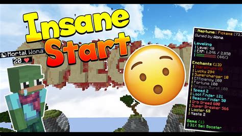 Minecraft Insane Start On Best Op Prison Server Minecraft Prison