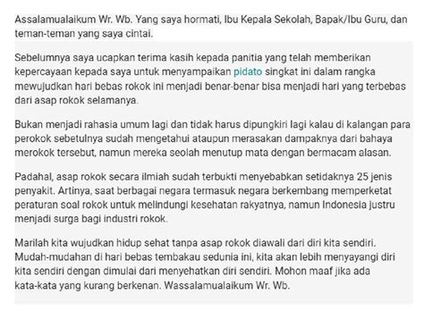 7 Contoh Pidato Yang Menarik Dan Tidak Membosankan