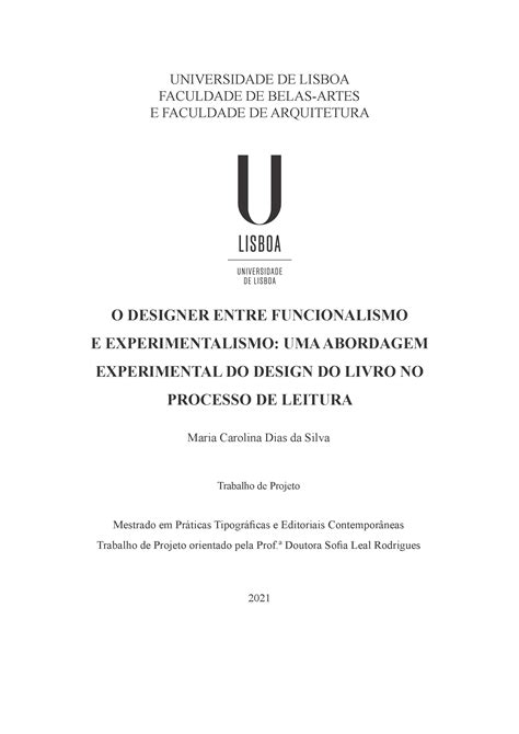 Reposit Rio Da Universidade De Lisboa O Designer Entre O Funcionalismo