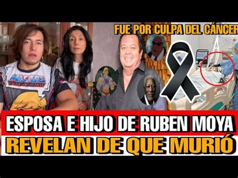 Hijo De Ruben Moya Revela Como Murio El Actor Muere Rub N Moya Voz De