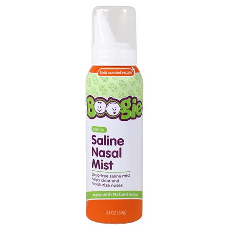 Buy Boogie Baby Saline Nasal Spray Mist Y Nasal Decongestant Made