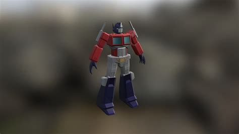 Transformers Optimus Prime G1 3d Model By Sandmax [9e638df] Sketchfab