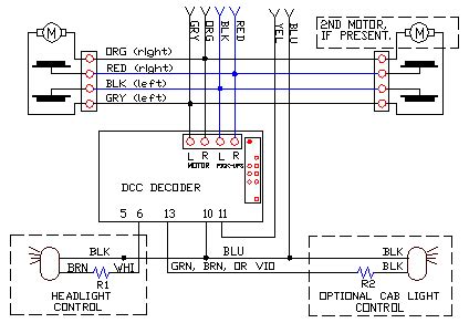 Wiring For Dcc Decoder And Sound Installation Into Any Locomotive