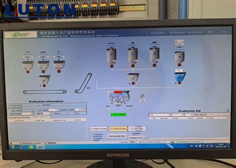 Automatic Control System For Concrete Batching Plant