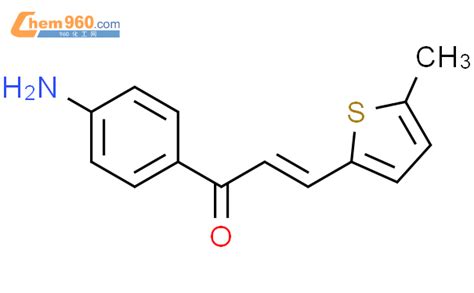 62913 81 9 2 Propen 1 one 1 4 aminophenyl 3 5 methyl 2 thienyl 化学式