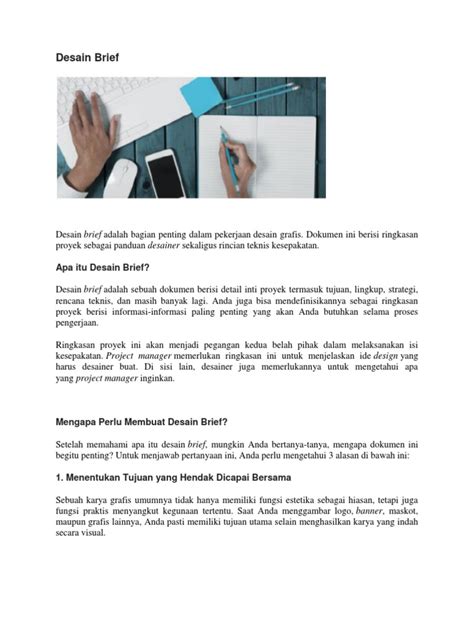 Desain Brief Pdf Pdf