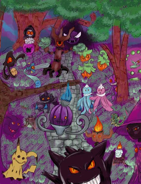 Ghost Pokemon By Gaz042 On Deviantart
