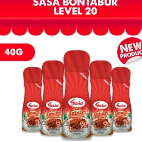 Sasa Bon Tabur Cabe Level Ukuran Gram Lazada Indonesia