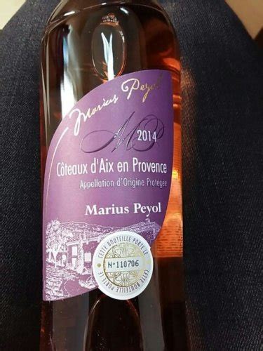 Marius Peyol Côteaux Varois en Provence Rosé Vivino Canada