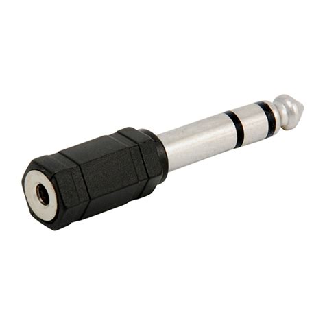 Adaptador Jack Mm A Plug Mm Est Reo Met Lico Ravensound