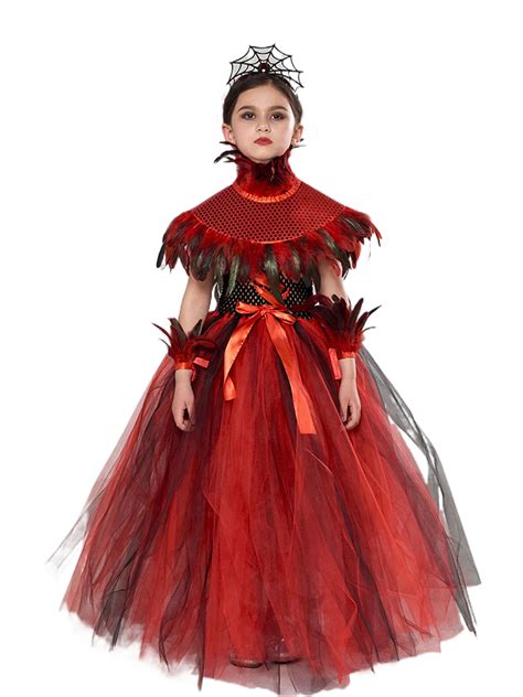 Gwiyeopda Royal Vampire Costume For Girls Deluxe Set Halloween Gothic Vampiress Queen Halloween