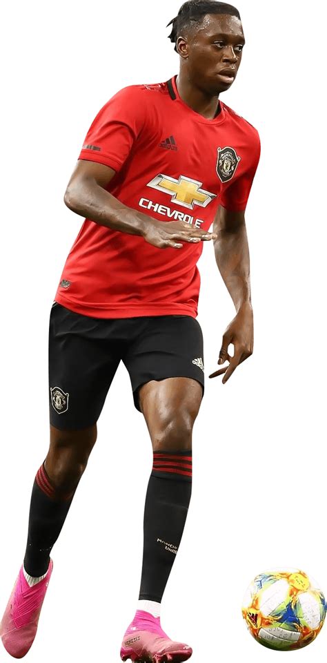 Aaron Wan-Bissaka Manchester United football render - FootyRenders