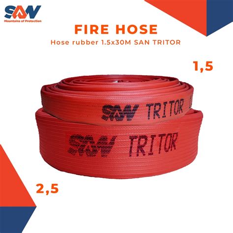 Jual Sanfire Selang Pemadam Kebakaran Tritor Fire Hose 15 Shopee