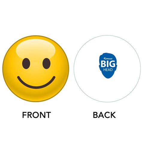 Fathead Faces Smiley Face Foam Core Cutout Big Head Big Head